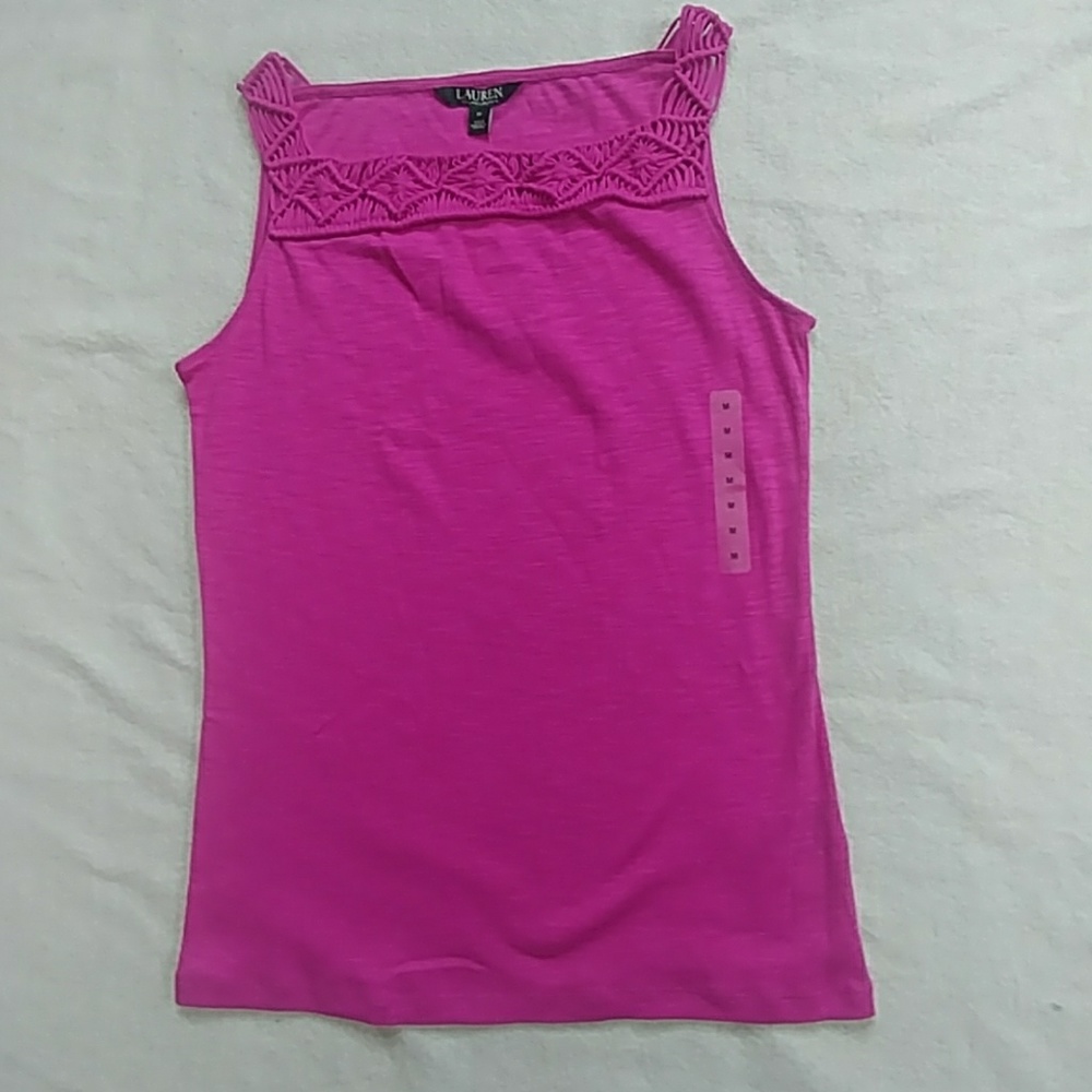 NWT Ralph Lauren square neck top